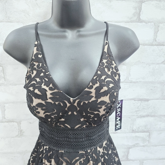 Xscape Lace Party Dress - Picture 2 of 9